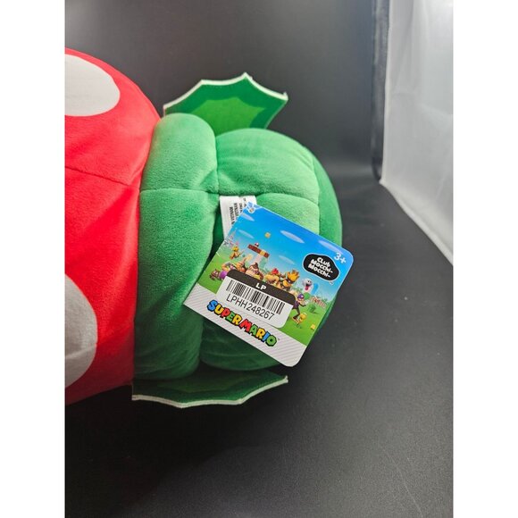 Super Mario Piranha Plant Red & Green Plush Figure 12-Inch Toy With Tags For Col - Picture 6 of 6